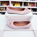 Sapatilha Prime Luxo cruzada Nude