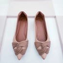 Sapatilha Luxo cruzada Nude Snick