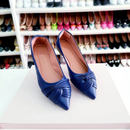 Sapatilha Prime Luxo cruzada Azul Marinho