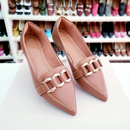 Sapatilha Prime bico fino Erica caramelo