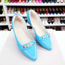 Sapatilha bico fino Infinito Azul