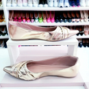 Sapatilha Bico fino alongado Especial Ana Dourada