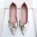 Sapatilha Bico fino alongado Especial Ana Dourada