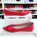 Sapatilha bico fino Luxo Vermelha