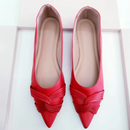 Sapatilha bico fino Luxo Vermelha