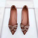 Sapatilha Prime Luxo cruzada Caramelo com Creme