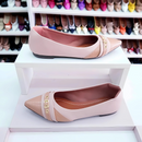 Sapatilha Prime bico fino Juliana Nude