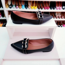 Sapatilha bico fino Erica Preta