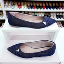 Sapatilha Prime bico fino alongado Adriana Jeans