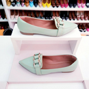 Sapatilha Prime bico fino Erica verde