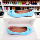 Sapatilha Luxo cruzada Azul Tiffanys