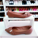 Sapatilha bico fino alongado Adriana Caramelo Snick