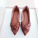 Sapatilha Prime bico fino alongado Ana Marrom