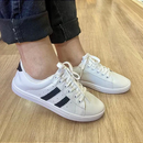 Tênis Mend Branco Com Detalhe Preto