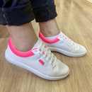 Tênis Mend Branco Com Pink