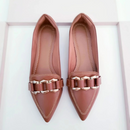 Sapatilha Prime bico fino Erica caramelo