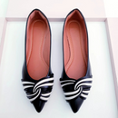 Sapatilha Luxo cruzada Preta e Branca Luxo Prime