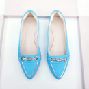 Sapatilha bico fino Infinito Azul