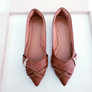 Sapatilha bico fino alongado Adriana Caramelo Snick