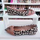 Sapatilha Luxo cruzada Animal Print