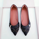 Sapatilha bico fino alongado Adriana Preta Snick