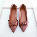 Sapatilha Prime bico fino alongado Caramelo de nozinho