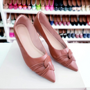 Sapatilha bico fino Luxo Caramelo