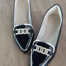 Sapatilhas Prime Mocassim Preto de Corrente