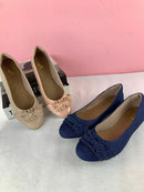 Sapatilha Tam Especial Jeans com Laço Fru-fru