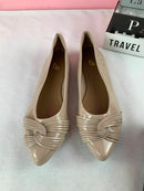 Sapatilha Tam Especial Nude Com tiras em x