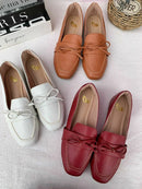 Mocassim Bico Quadrado Branco Jeniffer