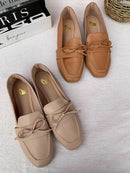 Mocassim Bico Quadrado Caramelo Jeniffer