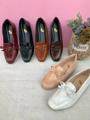 Mocassim Bico Quadrado Vinho Alice